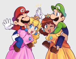 luigi from super mario bros. by carolinerdraws