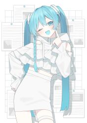 hatsune miku from vocaloid