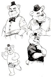 freddy fazbear from five nights at freddy's by conabemin