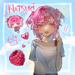 natsuki (doki doki literature club) from doki doki literature club by viviviennes