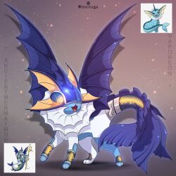 vaporeon from digimon by leoiruga