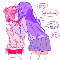 natsuki (doki doki literature club) from doki doki literature club