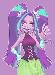 aria blaze from equestria girls: rainbow rocks