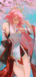 yae miko from genshin impact by lch