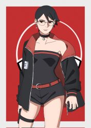 uchiha sarada from naruto (series)