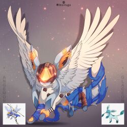 angemon from digimon by leoiruga
