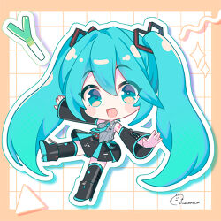 hatsune miku from vocaloid