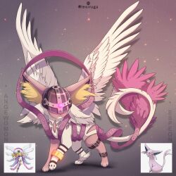 angewomon from digimon by leoiruga