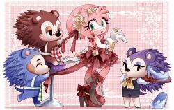 amy rose from animal crossing