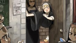 clumsy nun (diva) from little nuns (diva) by diva (hyxpk)