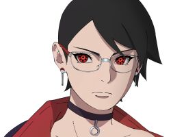 uchiha sarada from naruto (series)