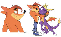 spyro the dragon from crash bandicoot