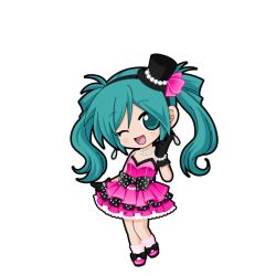 hatsune miku from vocaloid