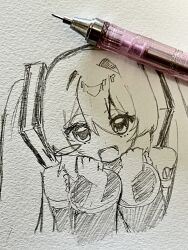 hatsune miku from vocaloid