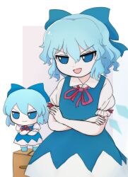 cirno from touhou by azuma meri
