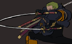 roronoa zoro from one piece by katsumi ishizuka
