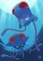 tentacool from pokemon by hibun tsukasa