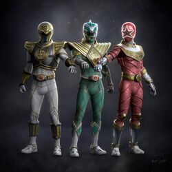 green ranger from mighty morphin power rangers by tokujay