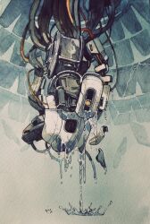 glados from portal (series) by wraith615