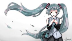 hatsune miku from vocaloid