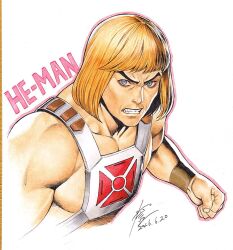 he-man from masters of the universe by homare (fool's art)