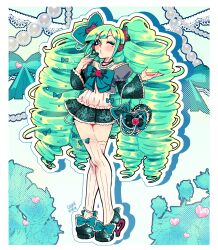 hatsune miku from vocaloid