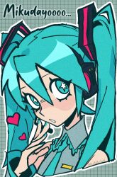 hatsune miku from vocaloid