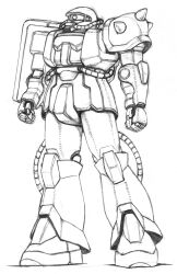 zaku ii from gundam