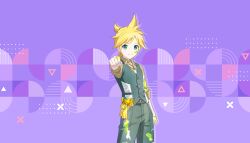 kagamine len from project sekai by colorful palette