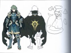 alm (fire emblem) from fire emblem by hidari (left side)