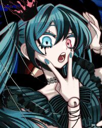 hatsune miku from vocaloid by natchan blue (nanairopenki)