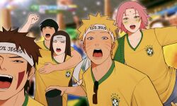 haruno sakura from 2014 fifa world cup by tenartistt