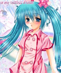hatsune miku from koiiro byoutou (vocaloid)