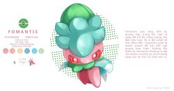 fomantis from pokemon by blawn z