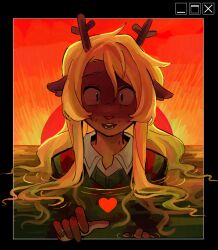 noelle holiday from deltarune by goomyloid