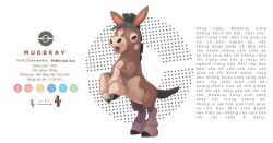 mudbray from pokemon by blawn z