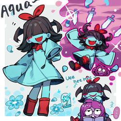 aqua (deltarune) from deltarune by shio 0585