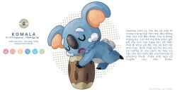 komala from pokemon by blawn z