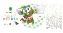 dartrix from pokemon by blawn z
