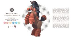 mudbray from pokemon by blawn z