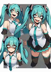 hatsune miku from vocaloid