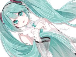 hatsune miku from vocaloid