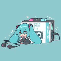hatsune miku from vocaloid by decrilus