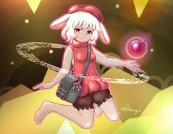 rabbit and steel fan art