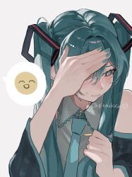 hatsune miku from vocaloid