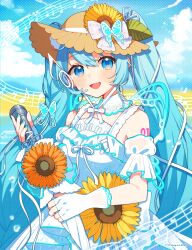 hatsune miku from magical mirai (vocaloid)