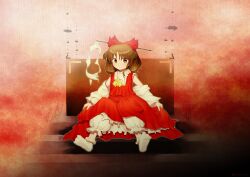 hakurei reimu from embodiment of scarlet devil