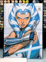ahsoka tano from star wars by stanley lau