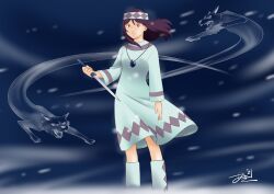 hilda (horus no daibouken) from taiyou no ouji: horus no daibouken