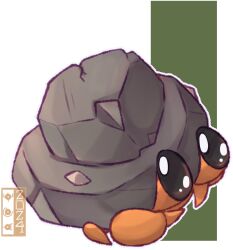 dwebble from pokemon by dualcosmog